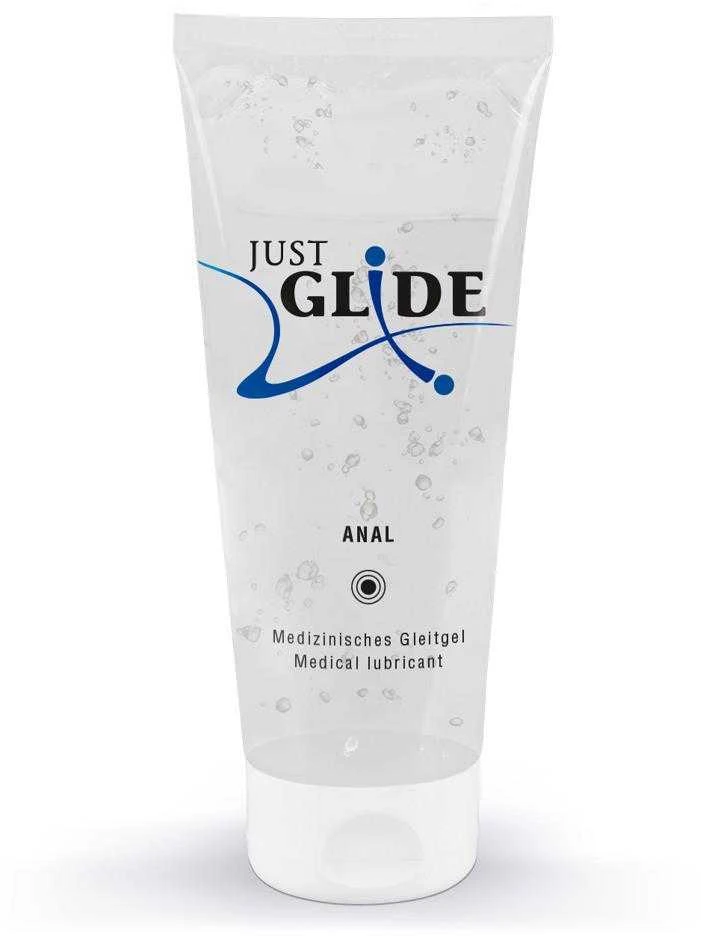 Just Glide Anal Analinis vandens pagrindo lubrikantas, 200 ml