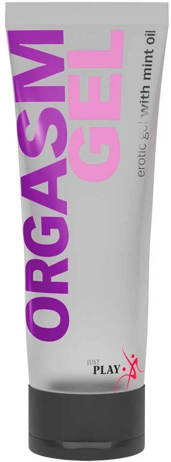 Just Play Orgasm Gel Erotinis gelis su mėtų aliejumi (80 ml)
