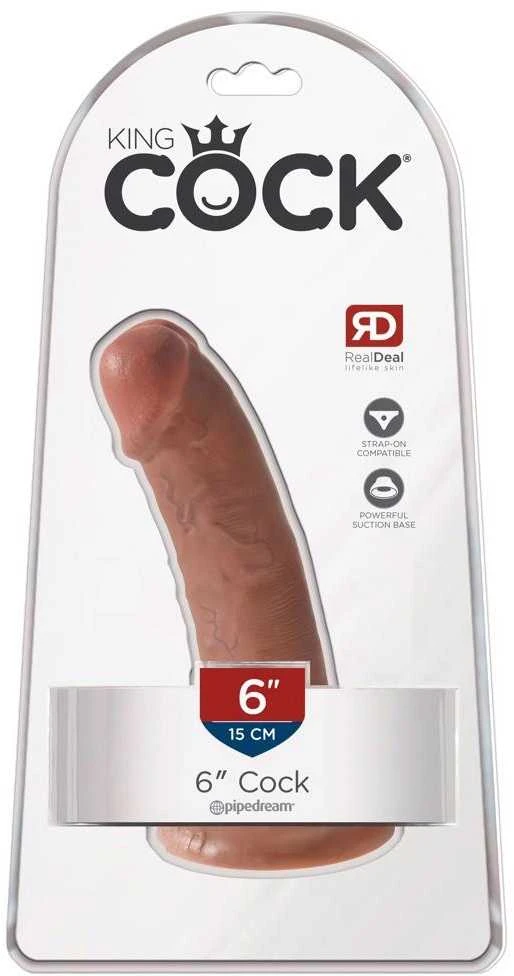 King Cock 6" Cock-Tan