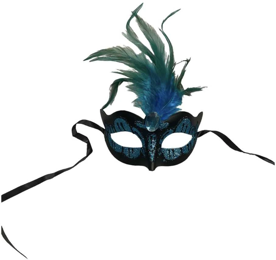 Kinky Mask Venecijos kaukė BDSM maskuotė fetišas sex mėlyna