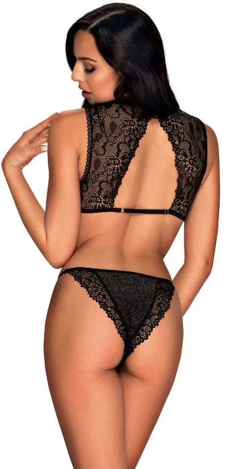 Komplet liemenėlė stringi obsessive elisetta l/xl