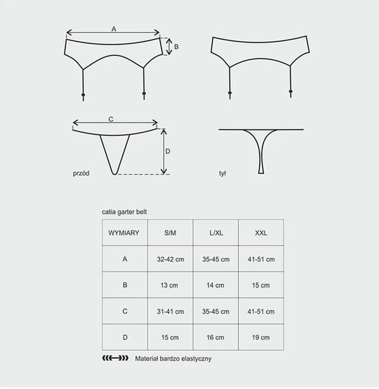 Obsessive OBS Garter B. S/M