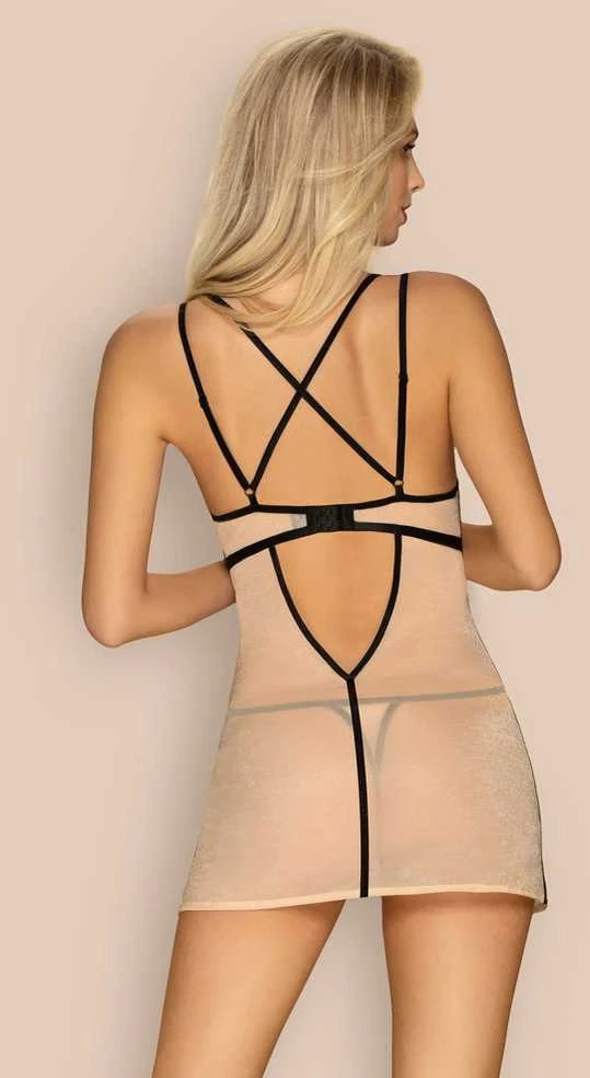 Obsessive - Nudelia marškinėliai ir stringai L/XL