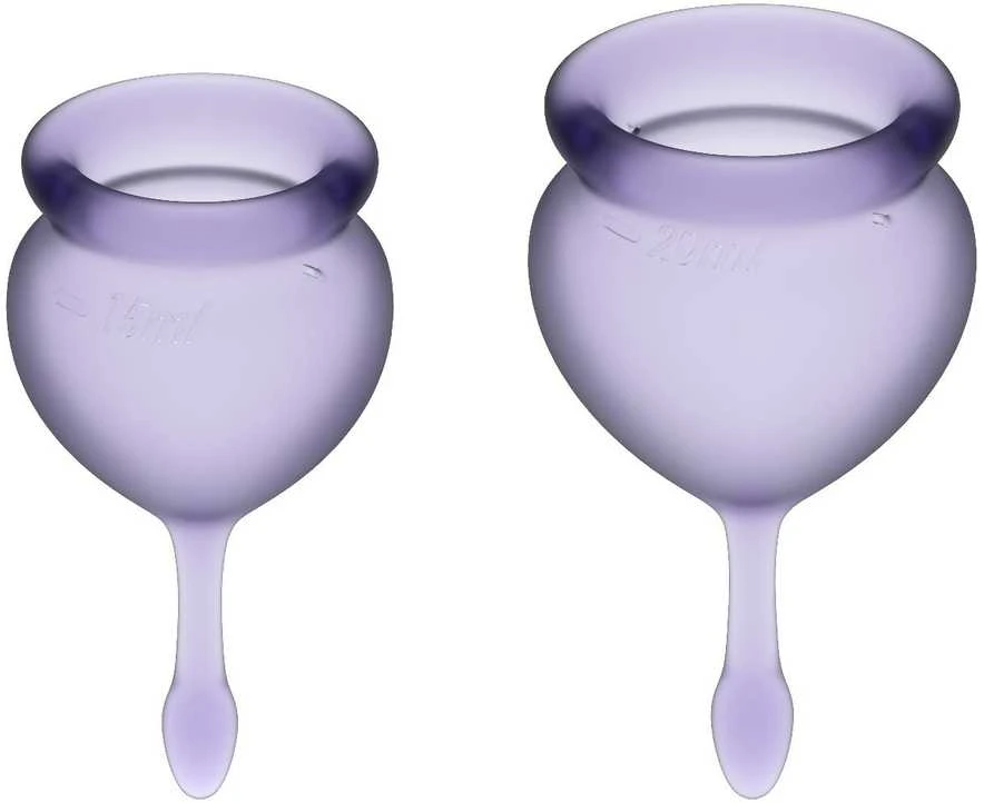 Satisfyer Menstruacijų taurė Fel Good Satisfier (violetinė)