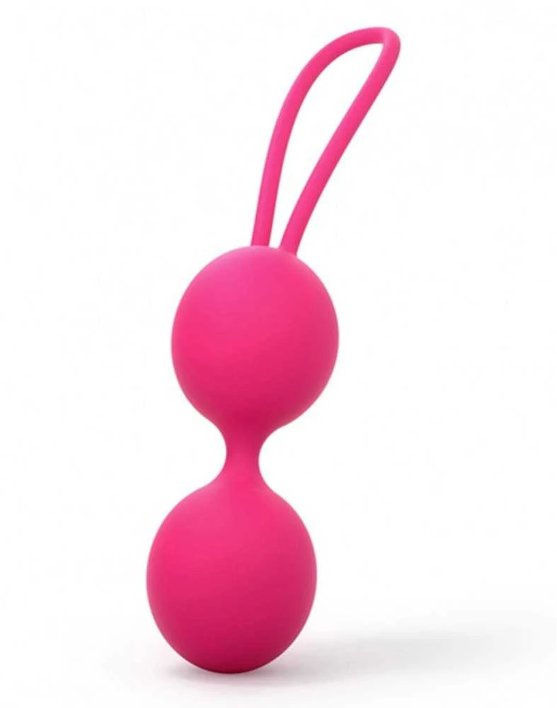 Marc Dorcel Dual Balls Magenta silikoniniai geišos kamuoliukai