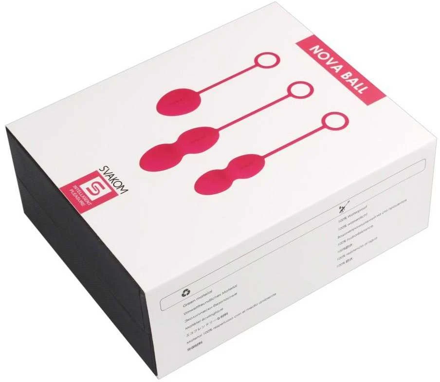 Svakom - Nova Kegel Balls Plum Raudona