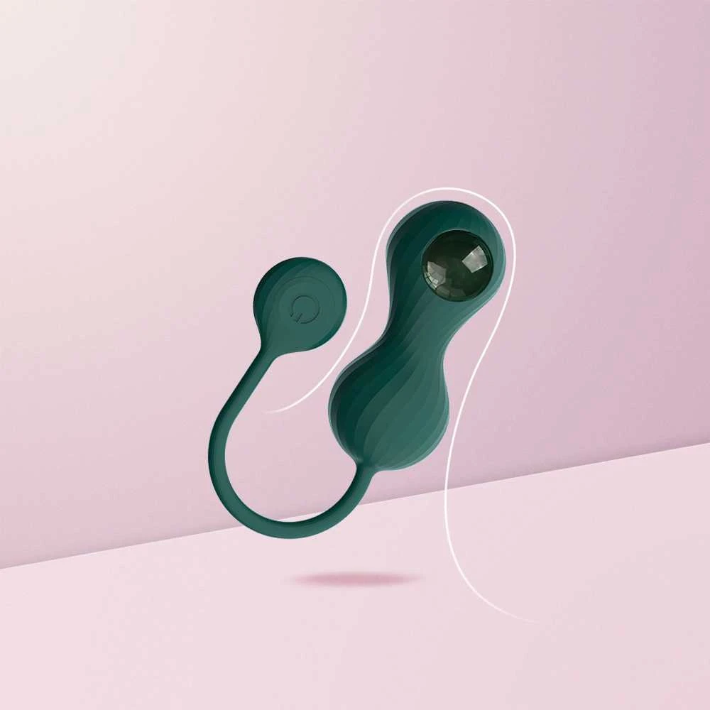 Magic Motion - Crystal Duo Smart Kegel vibratorius su svorio rinkiniu