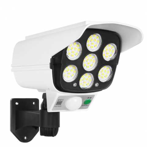Lampa solarna atrapa kamery