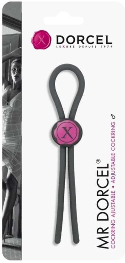Marc Dorcel Cockring Lasso Reguliuojamas montavimo žiedas su reguliuojamu skersmeniu ir suspaudimo jėga