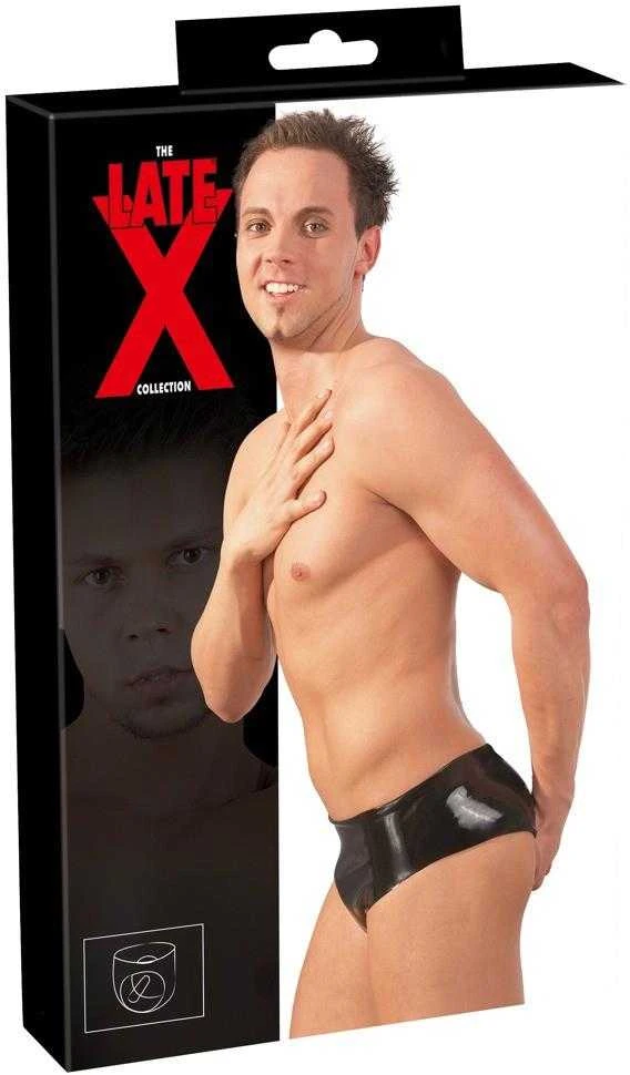 Late X Latex Men's Briefs juodas M/L