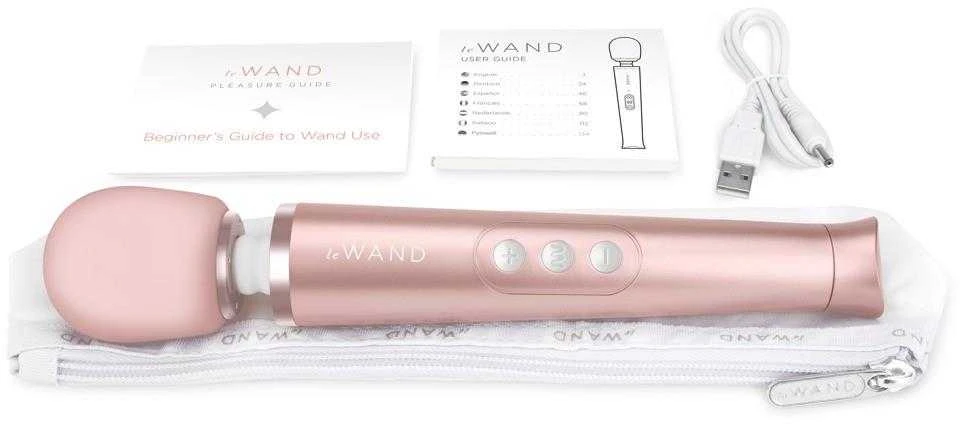 le Wand Petite Rose Gold Vibruojantis masažuoklis moterims