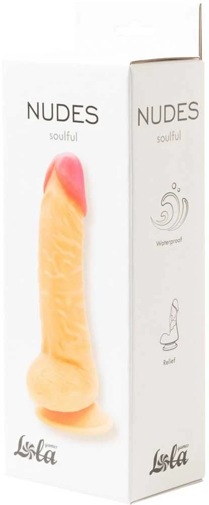 Lola Games Storas tikroviškas gyslotas minkštas penis 13,5 cm
