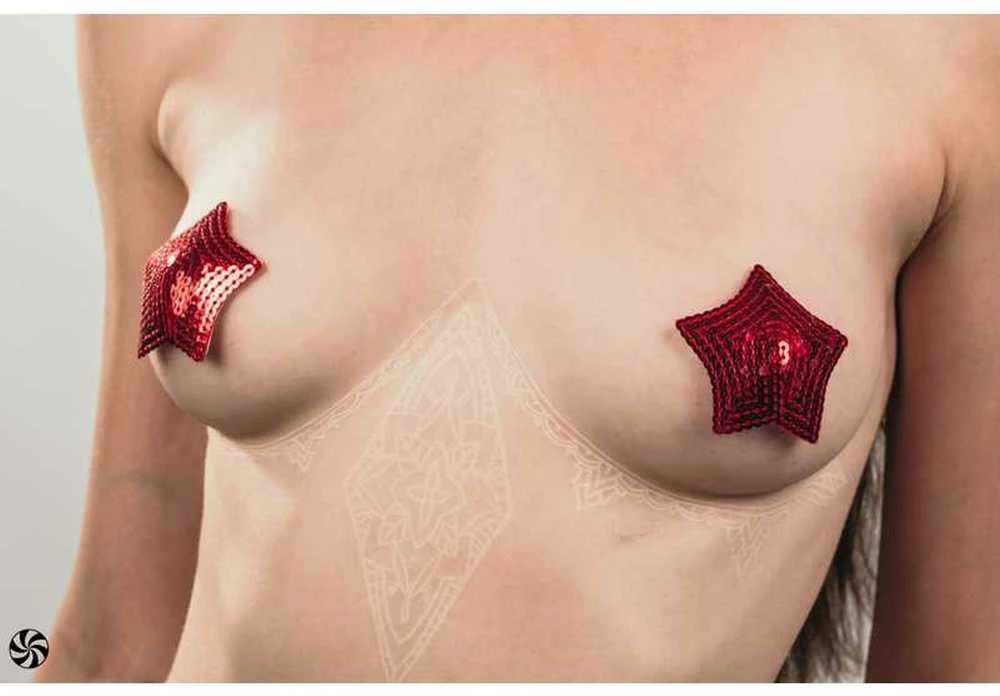 Lola Games Pasties Burlesque Tempest Raudona