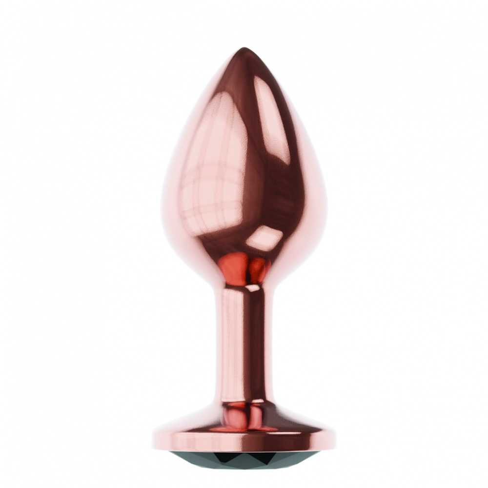 Lola Games Plug-Butt Plug Diamond Jet Shine L Rose Gold