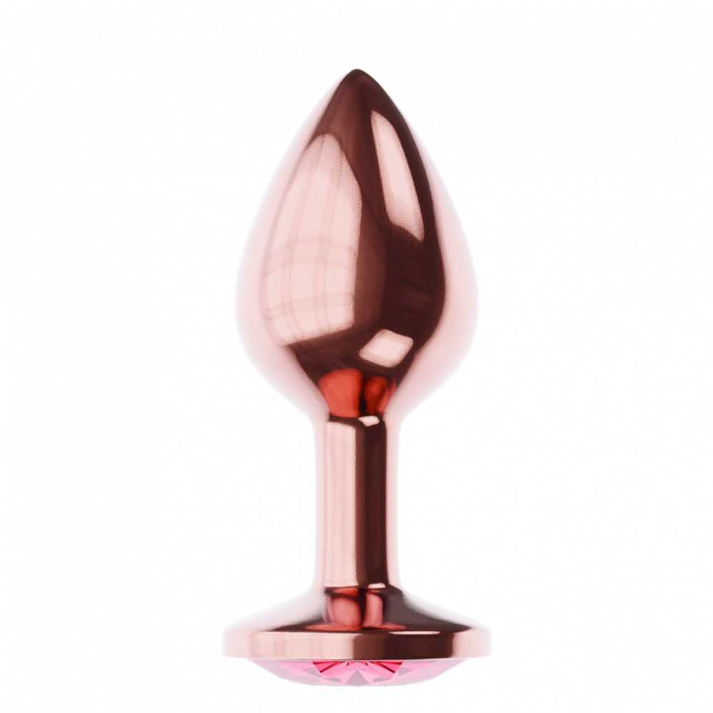 Lola Games Plug-Butt Plug Diamond Ruby Shine L Rose Gold