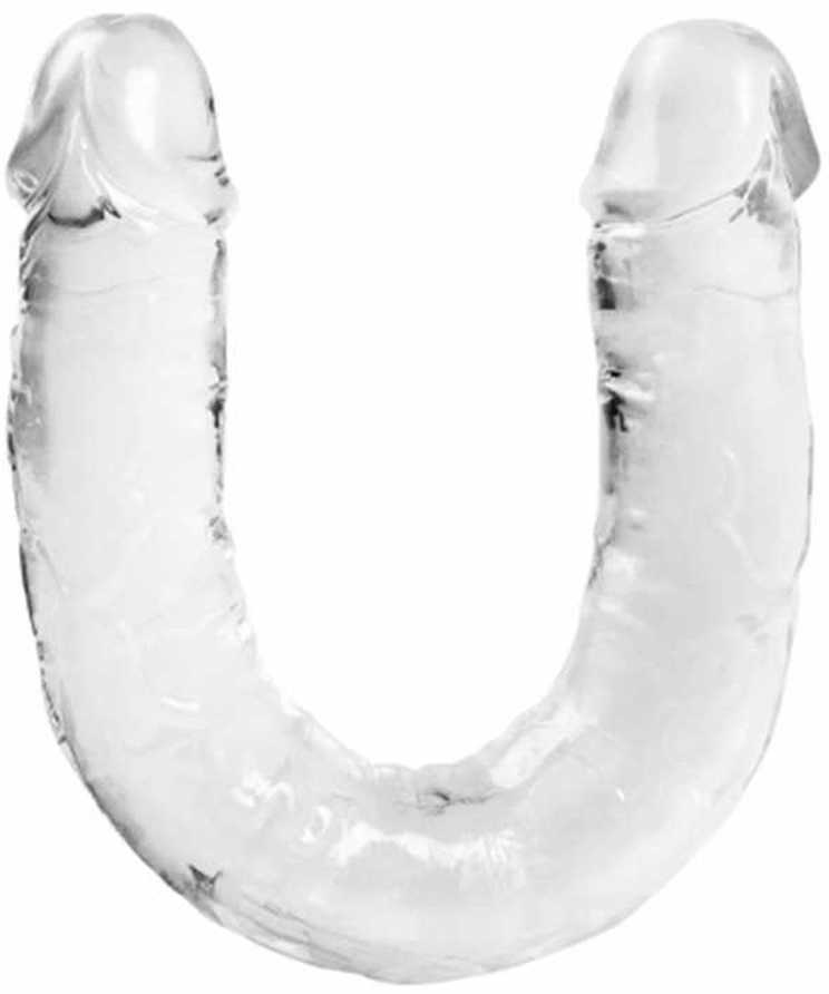 Lola Games Double skaidrus silikoninė dildė 29cm
