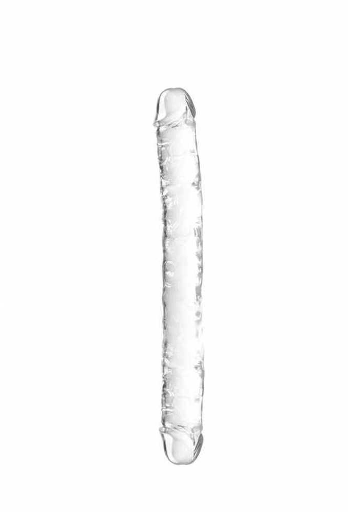 Lola Games Double skaidrus silikoninė dildė 29cm