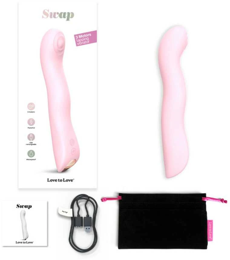 Vibratorius Love To Love makšties ir analiniam stimuliavimui, 10 režimų