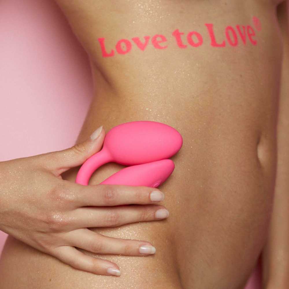 „Love To Love“ G taško vibratorius su klitorio masažuokliu, nuotolinio valdymo pultu, 5 režimais