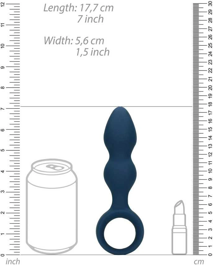 Loveline By Shots Loveline PLUG ANALINIS sekso kištukas, silikoninis kištukas su rankena 12 cm