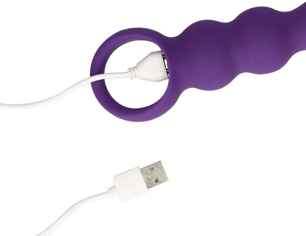 Loveline By Shots Loveline Vibruojantis analinis kištukas su laikikliu 10 režimų minkštas silikonas 16.5cm