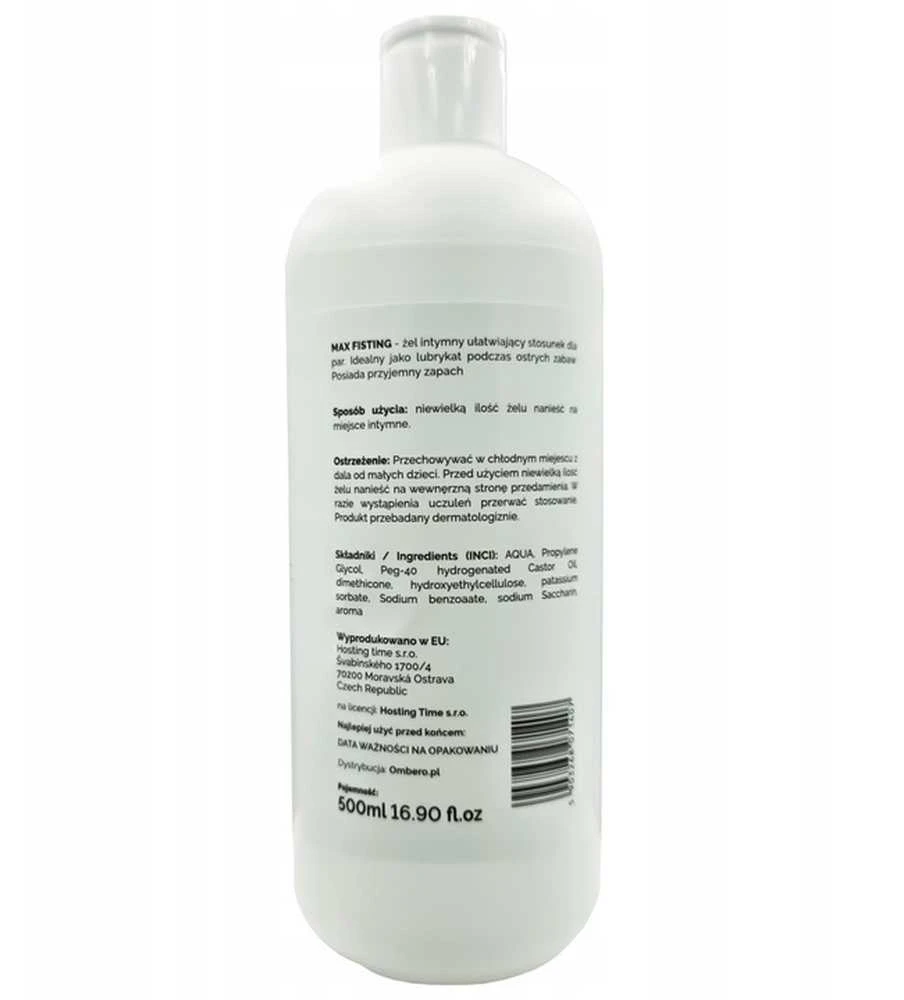 LoveStim Fisting drėkinamasis gelis analinis lubrikantas 500ml