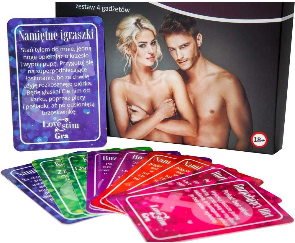 Love Stim LAVE STIM _ Išskirtinis žaidimas dviem kortoms poroms + 4 dalykėlių rinkinys