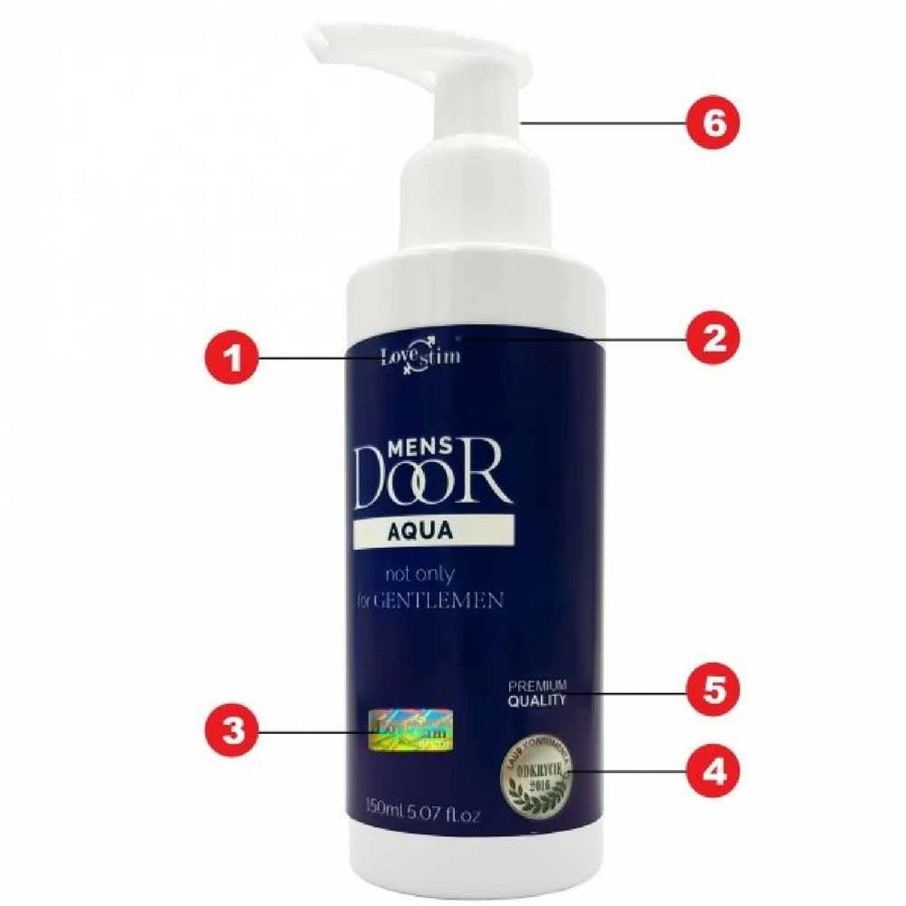 Love Stim Mens Door Aqua drėkinamasis gelis vandens pagrindu 150ml