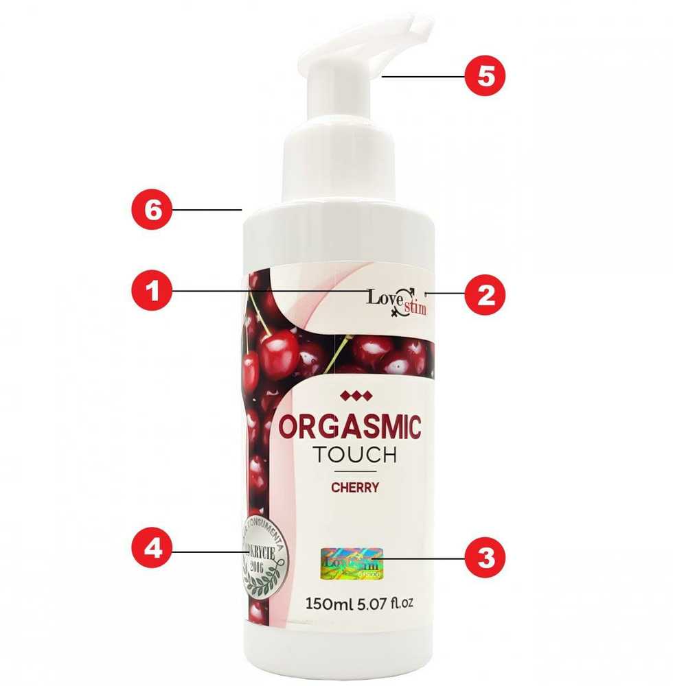 LoveStim Olejek-ORGASMIC TOUCH CHERRY 150 ML