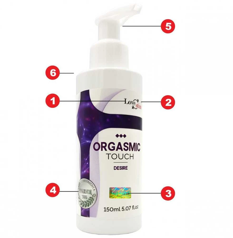 Love Stim MIŠKO STIMO _ Orgasmic Touch Desire aromatic intymus aliejus 150 ml