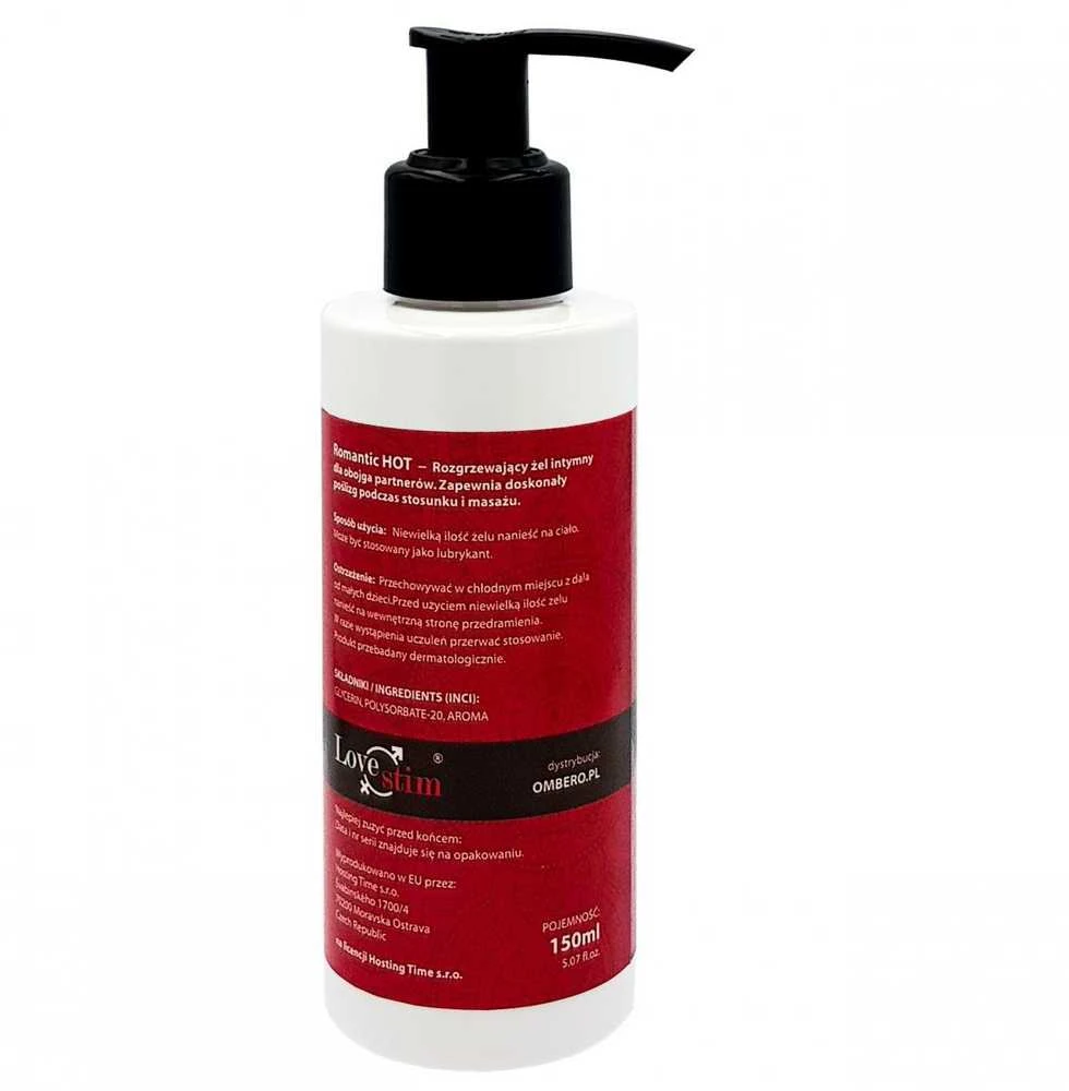LoveStim Warming orgasm gelio lubrikantinis masažas 150ml