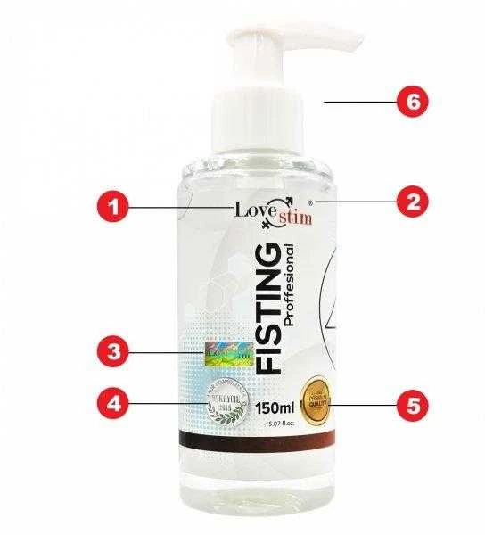 Love Stim Fisting Profesionalus intymus gelis, palengvinantis lytinį aktą poroms 150ml