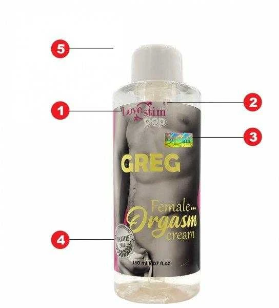 Love Stim Greg Female Orgasm Kreminis orgazmo gelis moterims 150ml