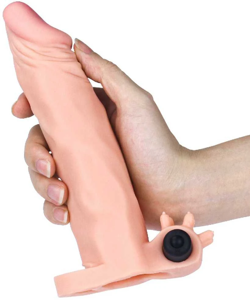 Lovetoy Pridėkite 2 colių „Pleasure X Tender“ vibruojančią penio rankovę su minkšta oda
