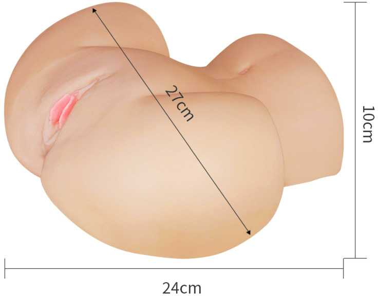 Lovetoy Moters kūno įtemptos rožinės spalvos makšties iškilimai
