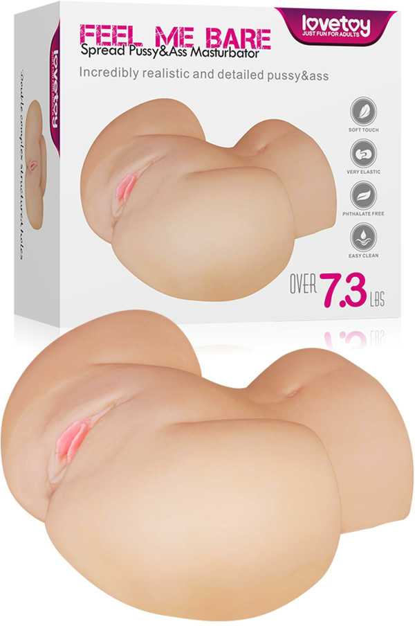 Lovetoy Moters kūno įtemptos rožinės spalvos makšties iškilimai