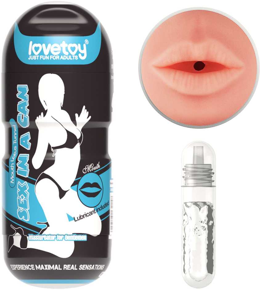 LOVETOY Seksas skardinėje Masturbator Flesh
