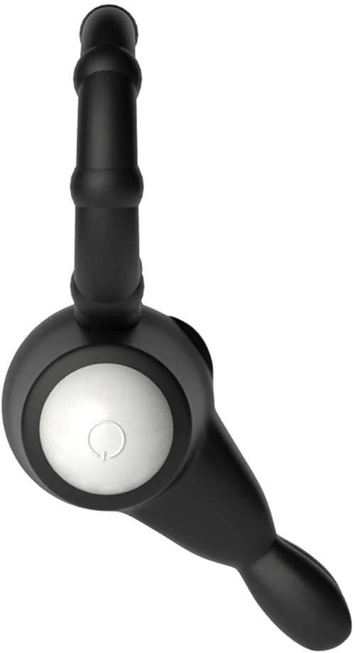 „Lovetoy Silent Soft“ vibruojantis varpos žiedas, juodas