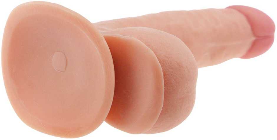 Lovetoy Dildo tikroviškas siurbtukas, gyslas 18 cm