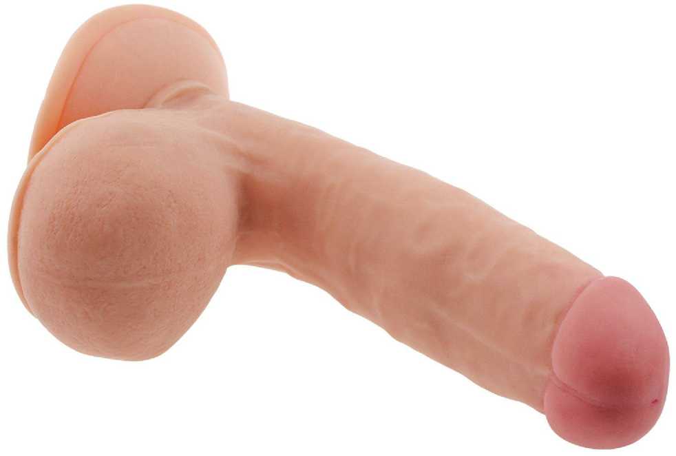 Lovetoy Dildo tikroviškas siurbtukas, gyslas 18 cm