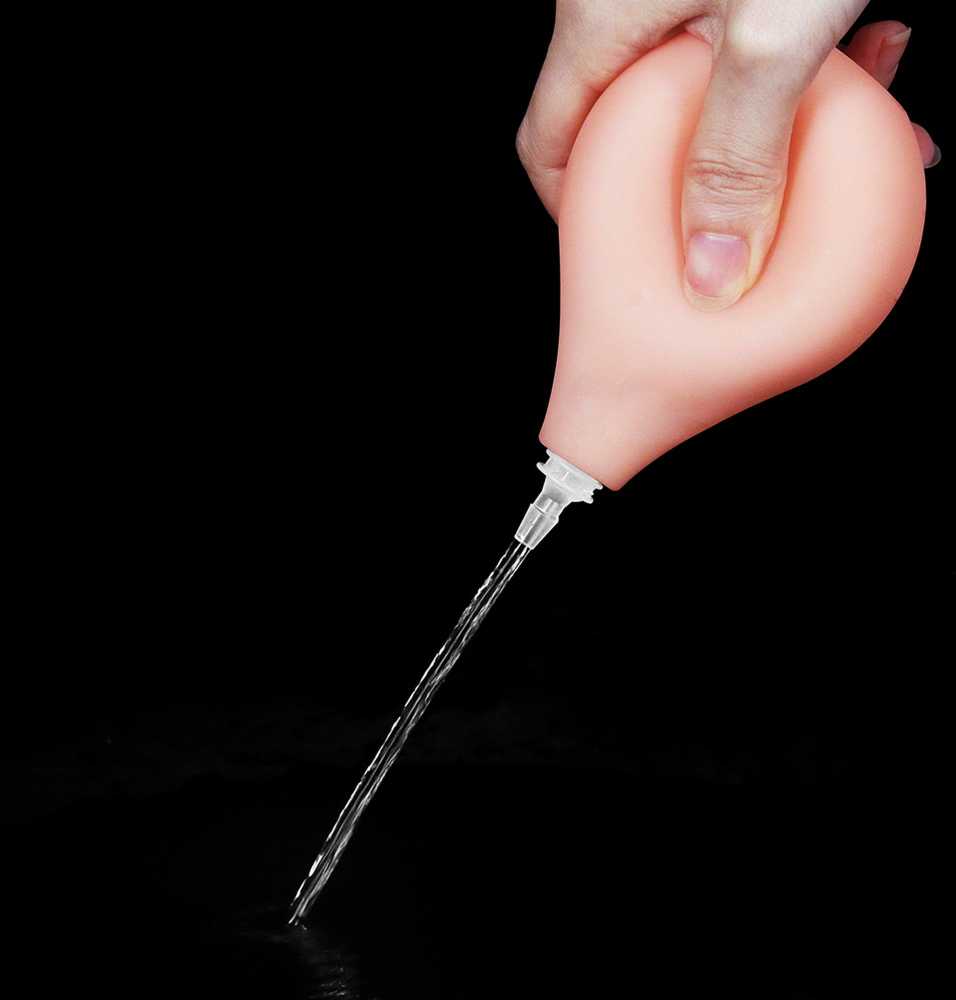 Lovetoy Dildo tikroviškas siurbtukas ir ejakuliacijos varpa