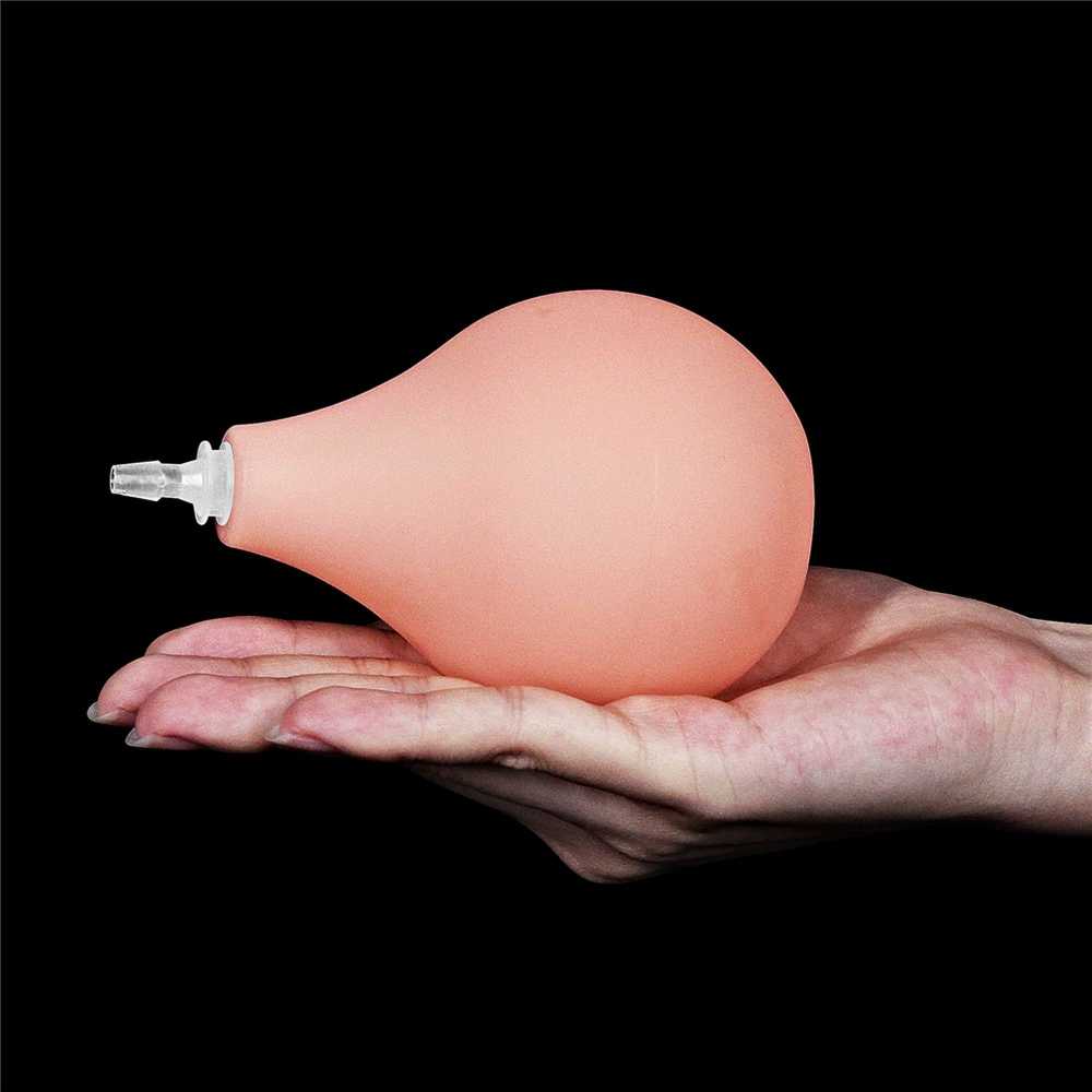 Lovetoy Dildo tikroviškas siurbtukas ir ejakuliacijos varpa