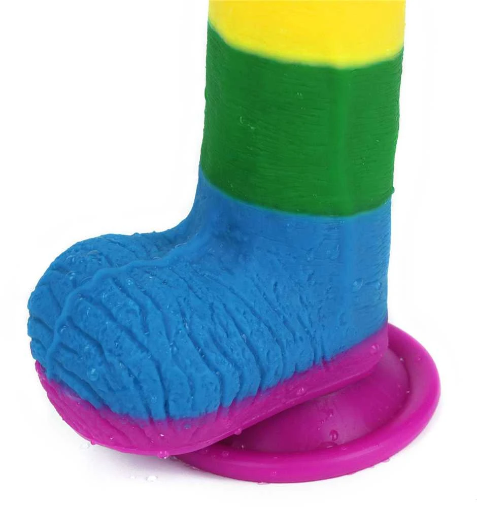 LOVETOY Prider Dildo 7.5' Colorful