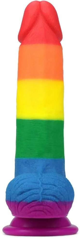 LOVETOY Prider Dildo 7.5' Colorful