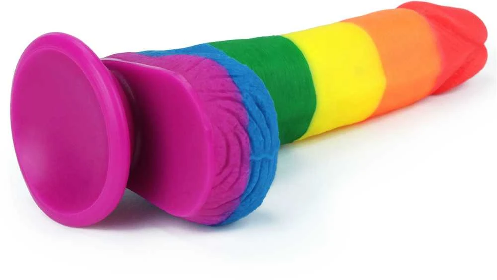LOVETOY Prider Dildo 7.5' Colorful
