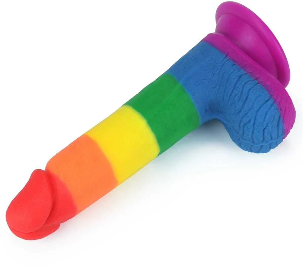 LOVETOY Prider Dildo 7.5' Colorful
