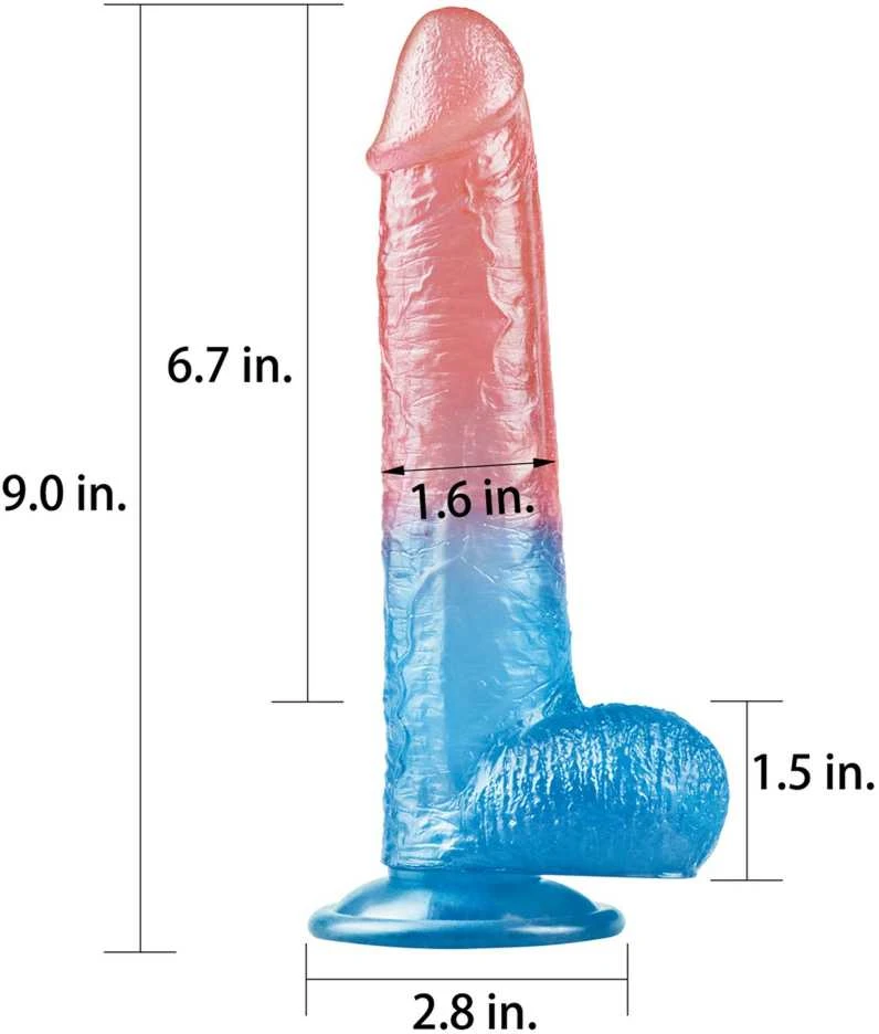 Lovetoy Dviejų spalvų dildo stiprus siurbtukas orgazmo varpos