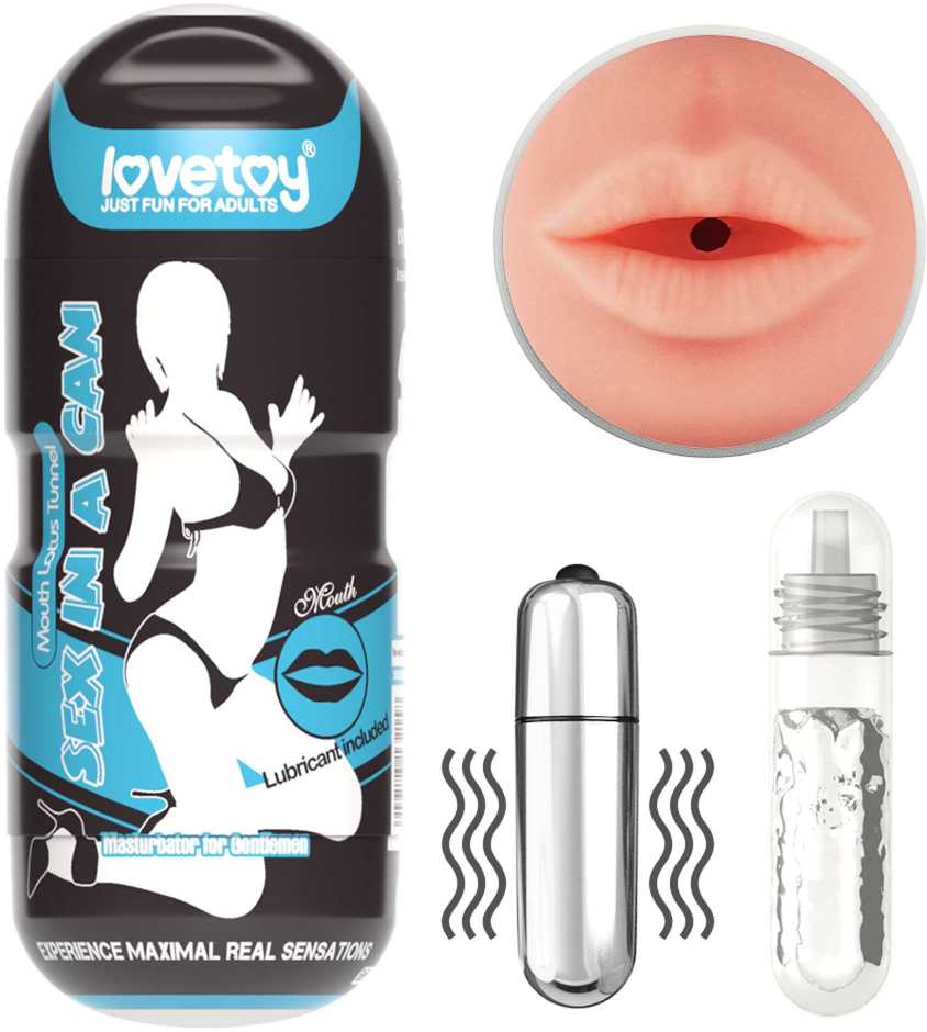 LOVETOY Seksas skardinėje Masturbator Flesh