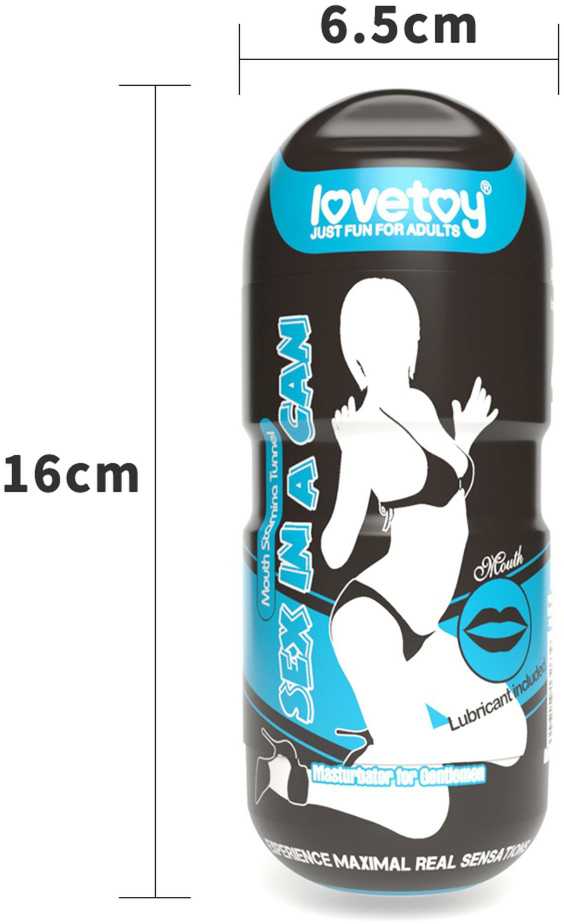 LOVETOY Seksas skardinėje Masturbator Flesh
