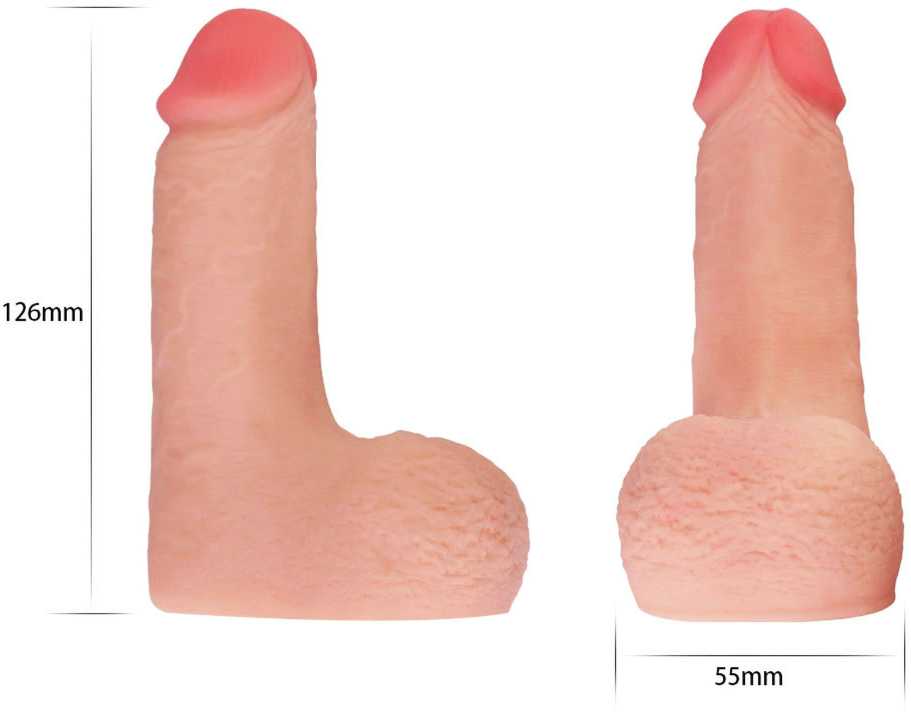 Lovetoy Lankstus, labai lankstus penis, tikroviškas dildo